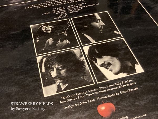 THE BEATLES LET IT BE UK 英盤オリジナルインナースリーブ